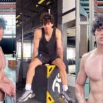 Víctor Isaac tiene 23 años y le gusta cuidar su físico en el gym, desde donde ha compartido fotos y videos en sus redes
