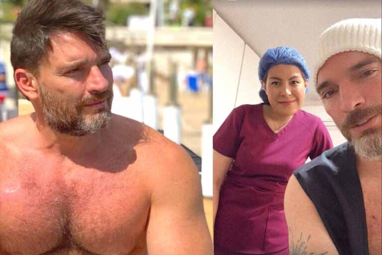 Operan a Julián Gil por otro cáncer de piel que le salió por no usar protector solar