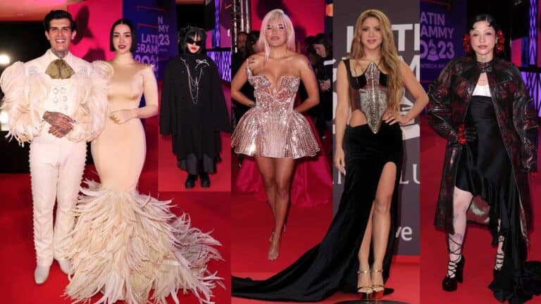 Así de llamativas fueron nuestras estrellas a los Latin Grammy celebrados en Sevilla