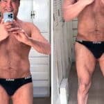 Aunque muchos celebraron el físico del actor de 63 años, otros tantos se burlaron de sus piernas, que a su juicio, las tiene muy delgadas, algo que quiso mostrar de más refiriéndose a ellas como "patas de pollo"