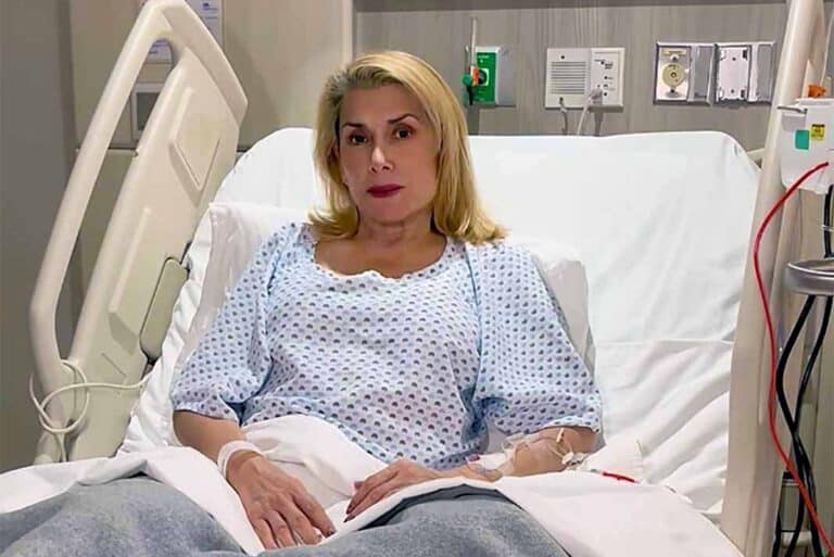 "Les pido una oración": Dulce es hospitalizada para extirparle un tumor en un riñón