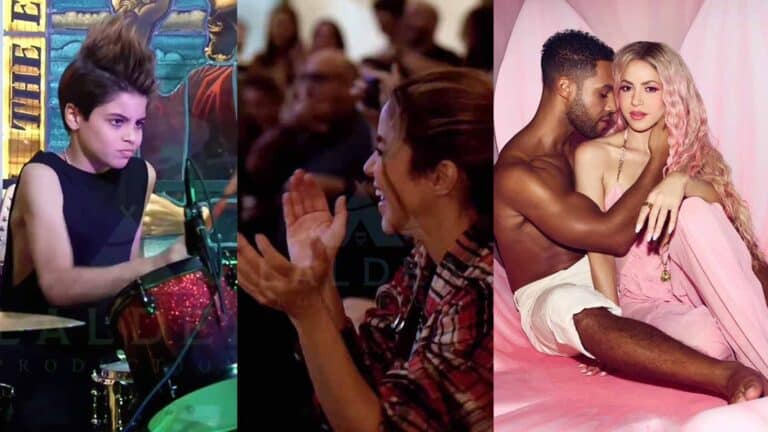 Shakira anda 'loca, loca, loca' por su disco y por ver tocar a Milan en una banda de rock