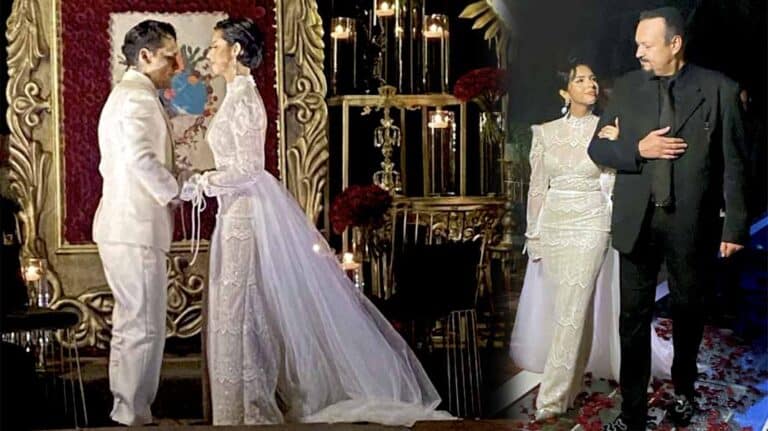 Christian Nodal y Ángela Aguilar se acaban de casar en una hacienda mexicana