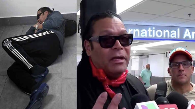 Amaury Gutiérrez es retenido y tratado como 'homeless' por agentes de Migración en Colombia