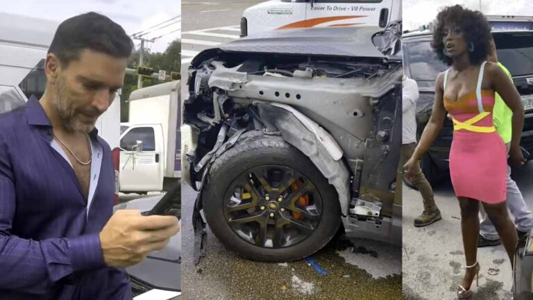 Julián Gil sufre accidente de auto y Amara 'La Negra' llegó a defenderlo