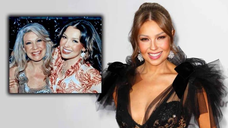 Captan a Thalía maquillándose al llegar al panteón para despedir a su hermana