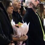 La hija de la cantante, quien llevó flores a la misa en memoria de su madre en la Basílica de Guadalupe, dijo que era muy triste ver cómo lucía su madre al morir