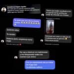 Estos son algunos de los mensajes de texto que según Iveethzz, le ha mandado Ángela diciéndole, entre otras cosas, que debería darle vergüenza andar con un casado
