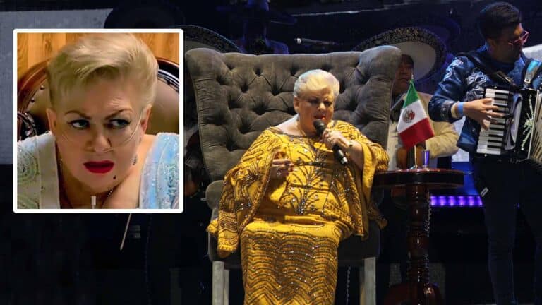 Sentada y con oxígeno: Así tiene que vivir Paquita la del Barrio a sus 77 años