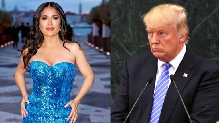 "Tienes que salir conmigo": Cuando Salma Hayek 'mandó por un tubo' a Donald Tump