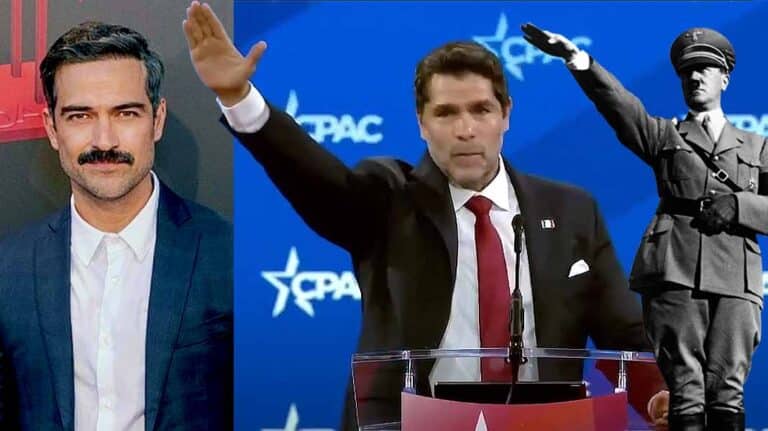 Poncho Herrera confronta a Eduardo Verástegui por hacer saludo nazi y lo llama