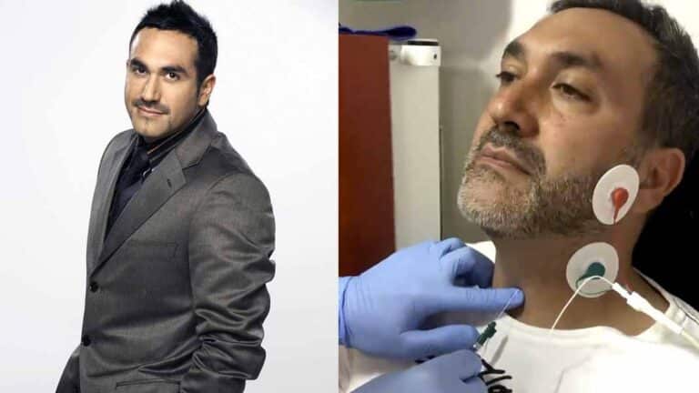 El actor Alex Ibarra tiene que inyectarse bótox en las cuerdas vocales de por vida
