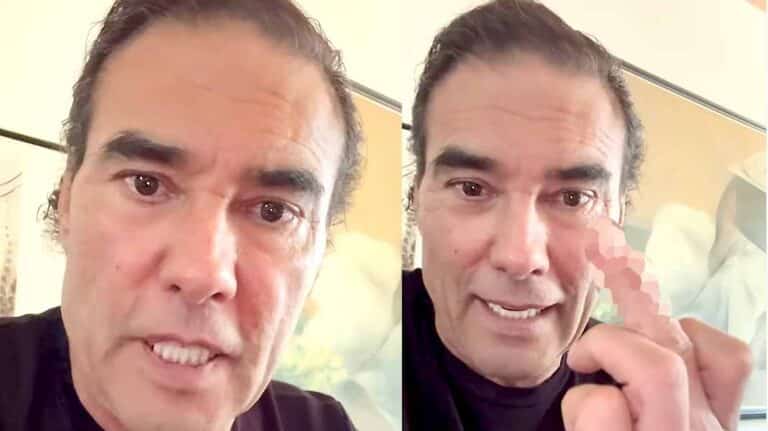 Eduardo Yáñez manda seña obscena a los "culerillos" que dicen que tiene Parkinson