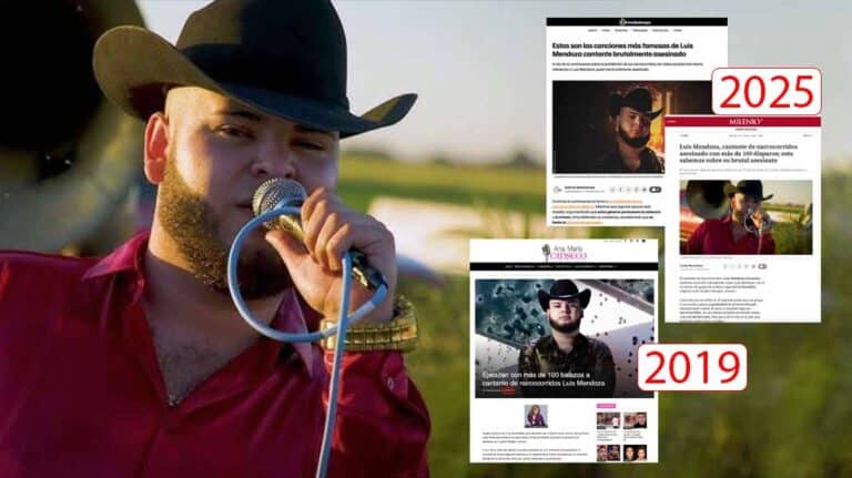 'Vuelven a matar' al cantante Luis Mendoza, ejecutado con 100 balazos hace 6 años