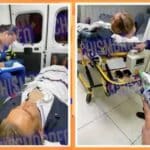 El programa "El Chismorreo", que conduce Fabián Lavalle, mostró imágenes de Fabiruchis en una camilla, siendo atendido tras la caída que sufrió