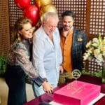 Durante un breve descanso en las grabaciones en la nueva telenovela del productor José Alberto Castro, Yadhira Carrillo celebró su cumpleaños