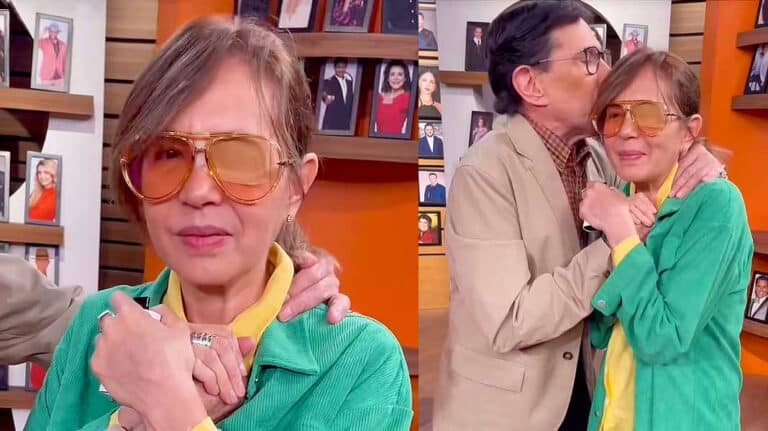 Reaparece Yolanda Andrade y sorprende hablando normal y echando broma