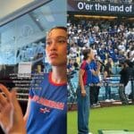 A la joven cantante dominicana Nezza le pidieron no cantar el himno en español, pero de todas maneras lo hizo como una forma de solidarizarse con los hispanos que están siendo deportados por ICE