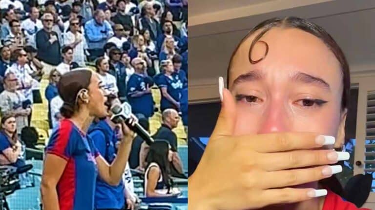 Cantante latina desafía a autoridades e interpreta himno de EU en español ante 55 mil personas 