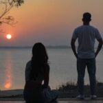 Pareja-ocaso