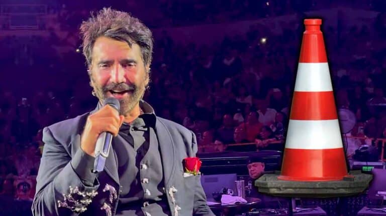 Casi deportan a Alejandro Fernández por mover un cono para entrar a su show