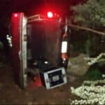La camioneta en la que viajaban los músicos volcó y cayó en un barranco de entre 15 y 20 metros de profundidad