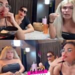 Las tres influencers minimizaron en dos breves videos que sólo les robaron los celulares y que no eran policías, sino cuatro motociclistas