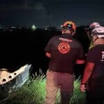 Protección Civil de Nuevo León compartió imágenes de su llegada al lugar donde cayó la avioneta en encontraron a la periodista Débora Estrella y al piloto sin vida
