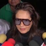 Afuera de una iglesia, Yolanda Andrade dijo a la prensa que siempre ha sido católica y que eso le da resignación para lo que vendrá