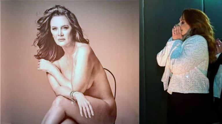 Por primera vez y a sus 61 años, Erika Buenfil posa totalmente desnuda