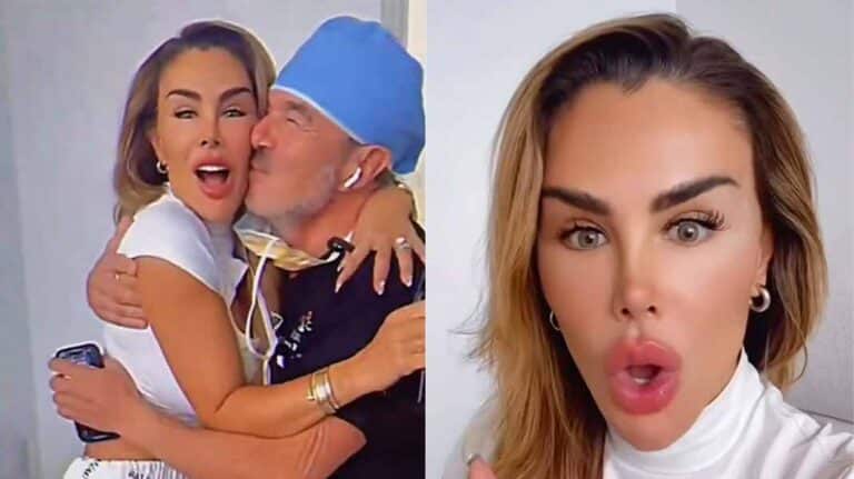 Así reaccionaron Ninel Conde (y su doctor) a su nueva cirugía estética