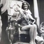 Erna Martha Bauman, coronada Señorita México 1956, quedó entre las 15 semifinalistas de Miss Universo, celebrado en Long Beach, California