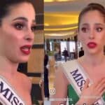 La mexicana explicó a la prensa que Newat la había llamado tonta y que le había reclamado no promocionar a Tailandia, cuando ese día había tenido una entrevista con Telemundo para hacer justamente eso