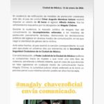 Magaly compartió en sus redes la difusión que periodistas hicieron del comunicado en el que enteraba de la orden de arresto en contra de Adame