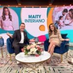 Maity Interiano sorprendió al reaparecer, ahora en "Hoy Día" de Telemundo, y entrevistada por el el que fuera su compañero en "Despierta América", Carlitos Calderón