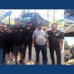 Los integrantes del staff de la agrupación musical reportaron lo ocurrido desde el lugar del accidente, desmintiendo que haya habido desgracias personales