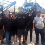 Los integrantes del staff de la agrupación musical reportaron lo ocurrido desde el lugar del accidente, desmintiendo que haya habido desgracias personales