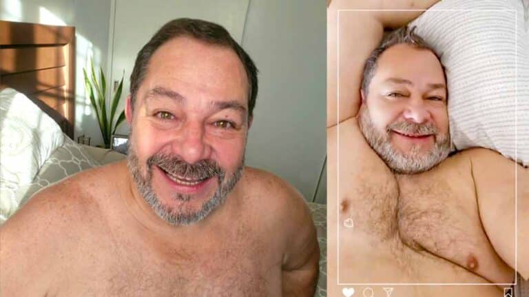 A sus 63, Jorge Ortín es "el primer actor gordito y maduro" en Only Fans