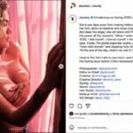 Captura tomada del post oficial, donde incluso se aprecian los créditos del equipo creativo detrás de la sesión