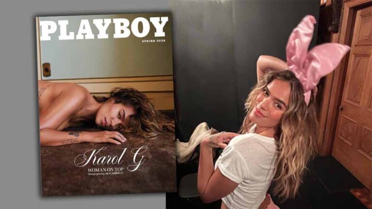 Karol G posa para Playboy y muestra su lado más salvaje