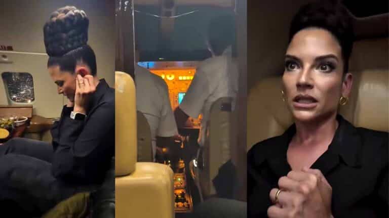 “Vi mi vida pasar”: Natalia Jiménez sufre doble pánico en el aire ¡el mismo día!