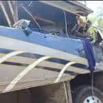 Rápidamente comenzaron a circular imágenes del fuerte accidente que sufrió el camión del staff del Conjunto Primavera, desatando alarma entre sus seguidores