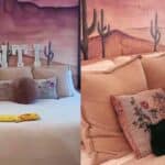 Ángela Aguilar compartió en su canal de difusión en WhasApp una foto de su perro puig recostado en la cama de la pequeña