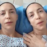 Desde la cama del hospital, Laura Flores compartió en video que su cuerpo rechazó los implantes mamarios que tenía desde hace años, y que tuvieron que retirárselos de emergencia