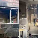 El domingo pasado un incendio destruyó por dentro y por fuera el camión donde preparaba y vendía sus comidas