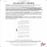 Este es el comunicado difundido por los abogados de Nodal, en el cual admiten que su cliente presentó un amparo en el mes de julio, pero no para frenar la iniciativa de ley, sino impugnando que la ley llevara el nombre de su ex, que lo vincula a él, y al uso de su hija para promover su aprobación