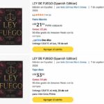 "Ley de Fuego", una novela escrita por Inés en español, se vende en sus dos versiones, en para dura y pasta blanda, a través de Amazon