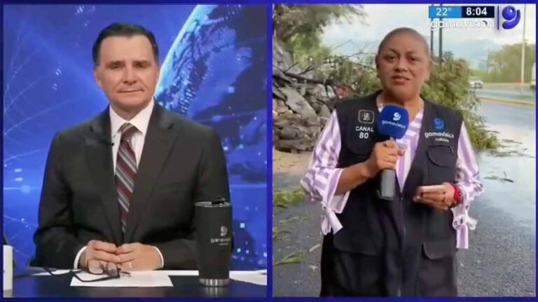 Atropellan a reportera en vivo mientras advertía de peligro de accidentes